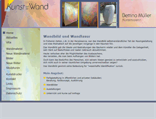 Tablet Screenshot of kunstaufderwand.com